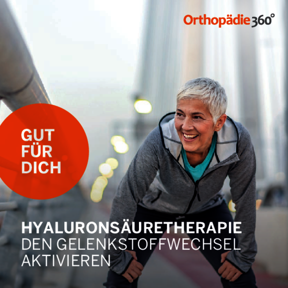 Hyaluronsäure Behandlung bei der Orthopädie 360°