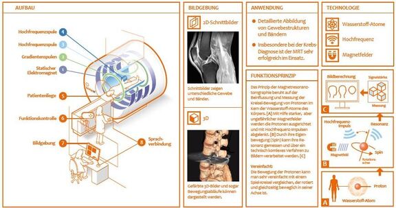 Informationsgrafik - Wie funktioniert ein MRT?