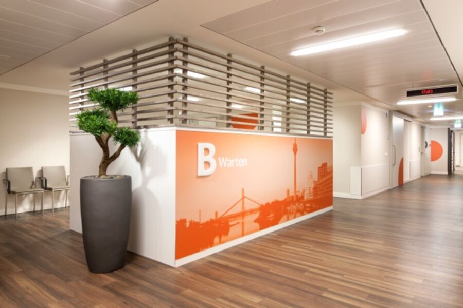 Wartebereich: Radiologie 360° Düsseldorf