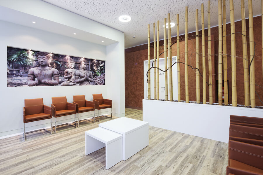 Wartebereich der Radiologie 360° in Düsseldorf Wartebereich der Radiologie 360° in Düsseldorf