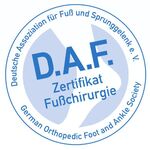D.A.F.-Zertifikat Fußchirurgie