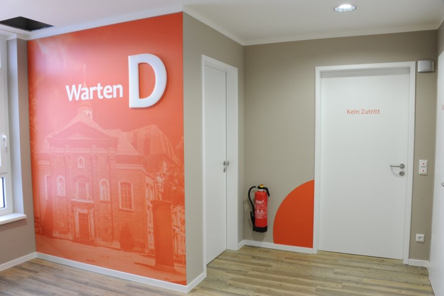 Wartebereich: Radiologie Düsseldorf St. Martinus